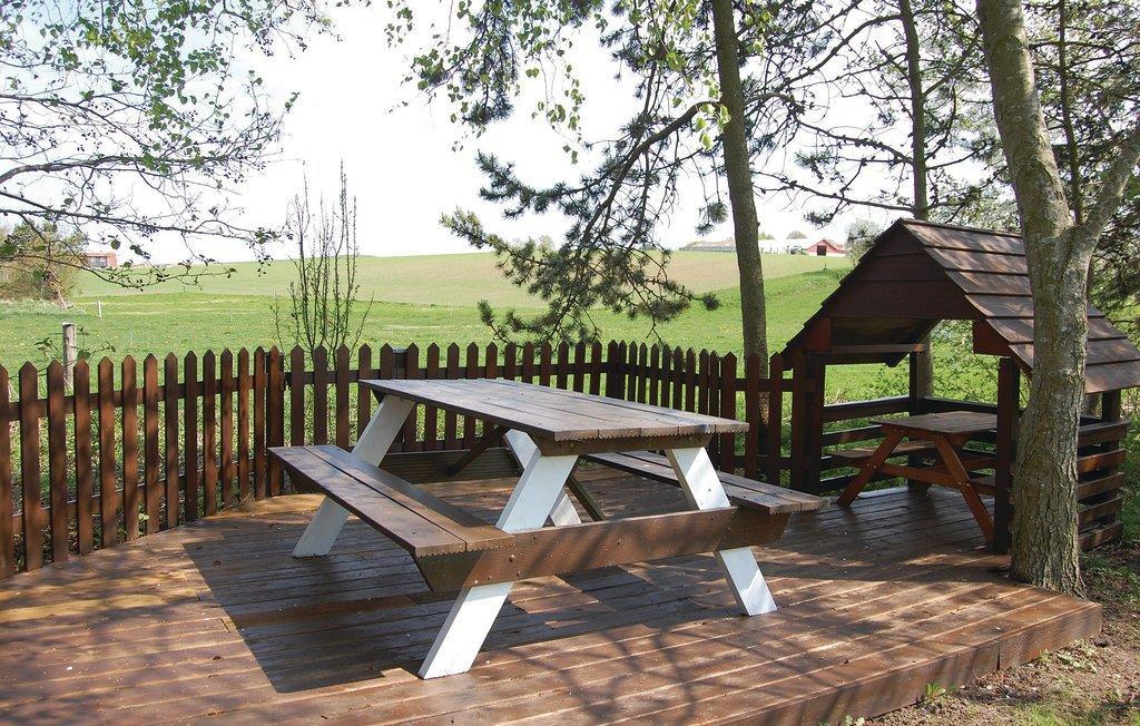 Nice Home In Knebel With Kitchen Exteriör bild