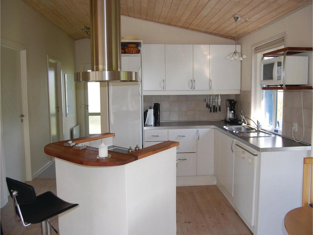 Nice Home In Knebel With Kitchen Exteriör bild